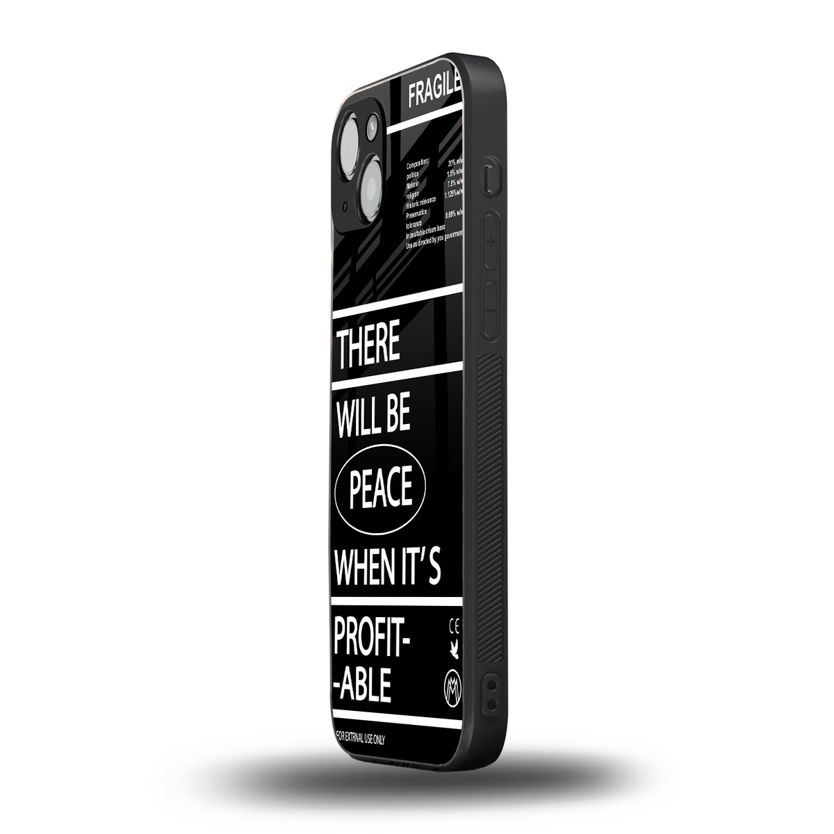 when it's profitable back phone cover | glass case for iphone 15