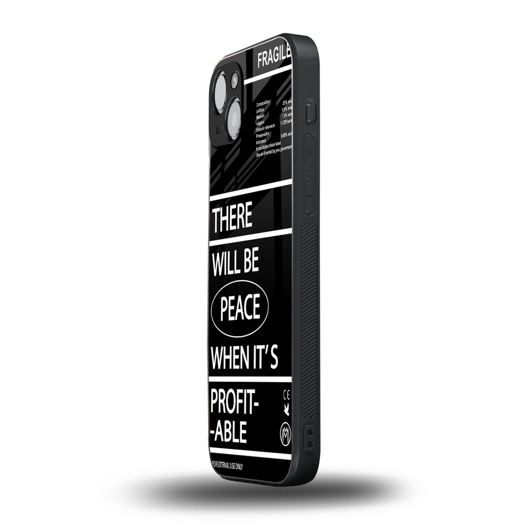 when it's profitable back phone cover | glass case for iphone 14