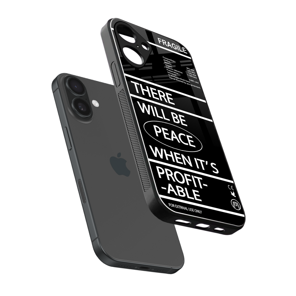 when it's profitable back phone cover | glass case for iphone 16 plus