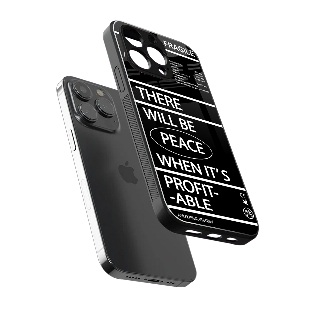 when it's profitable back phone cover | glass case for iphone 16 pro max