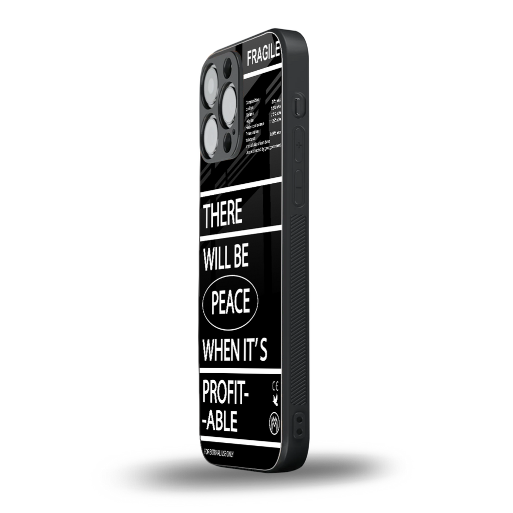 when it's profitable back phone cover | glass case for iphone 16 pro max