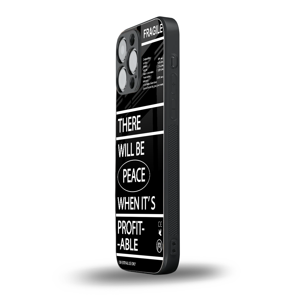 when it's profitable back phone cover | glass case for iphone 16 pro max