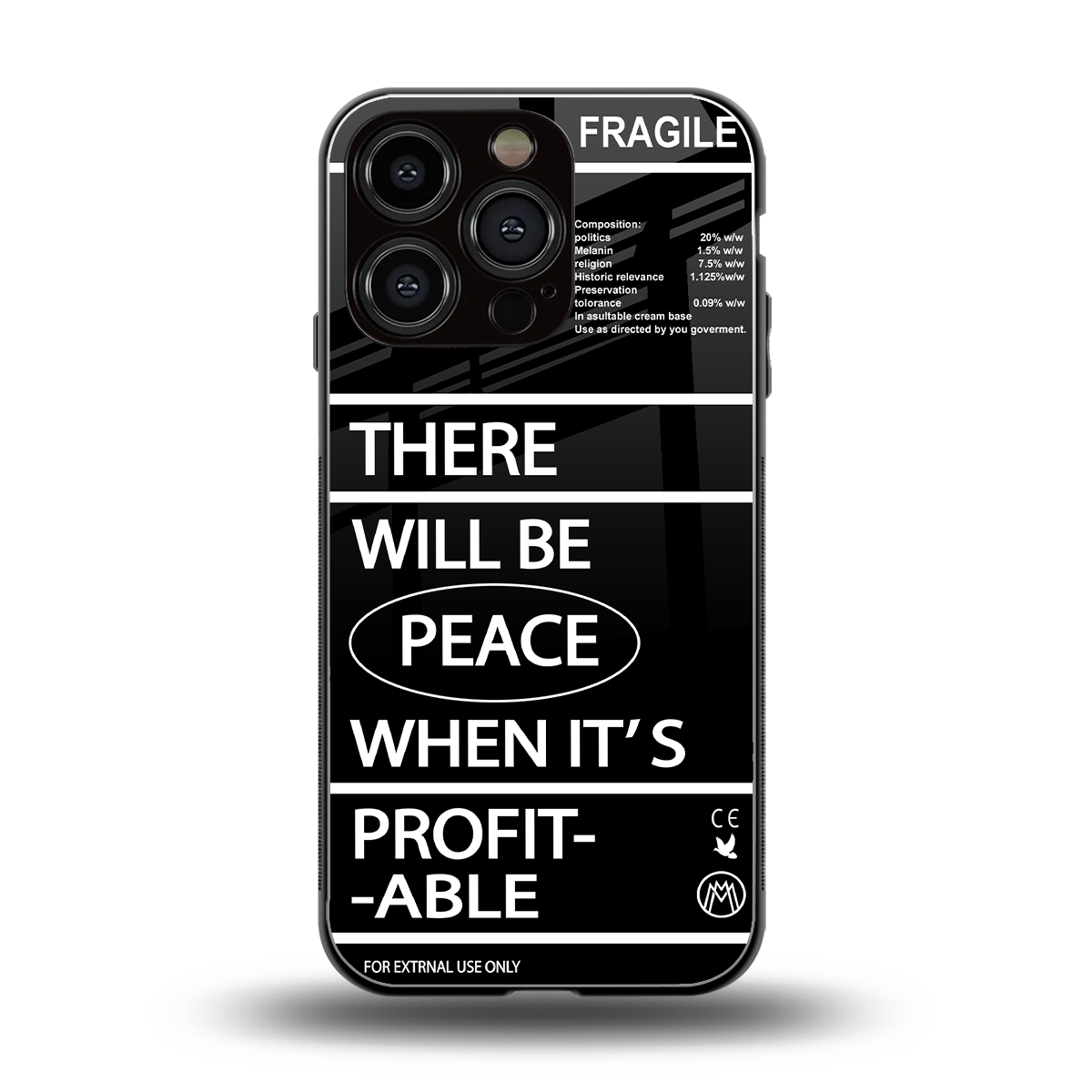 when it's profitable back phone cover | glass case for iphone 16 pro
