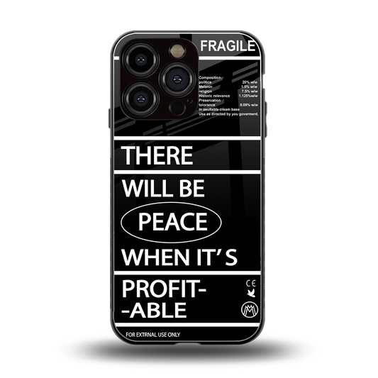 when it's profitable back phone cover | glass case for iphone 16 pro