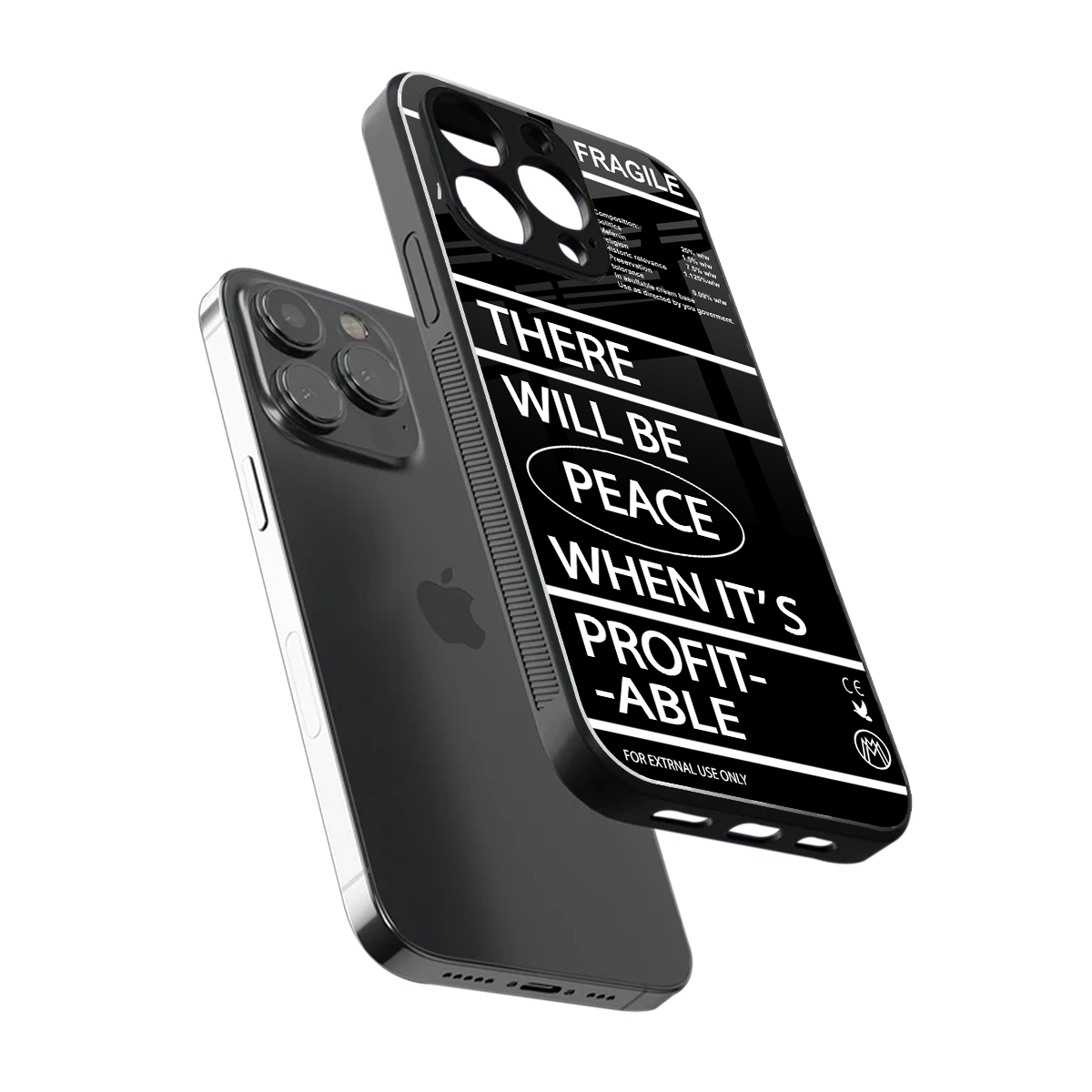 when it's profitable back phone cover | glass case for iphone 16 pro