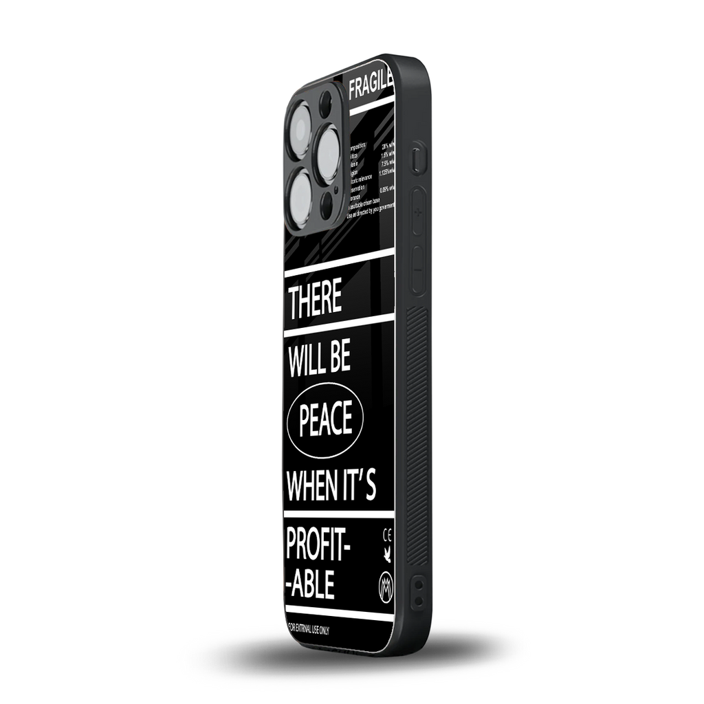 when it's profitable back phone cover | glass case for iphone 16 pro