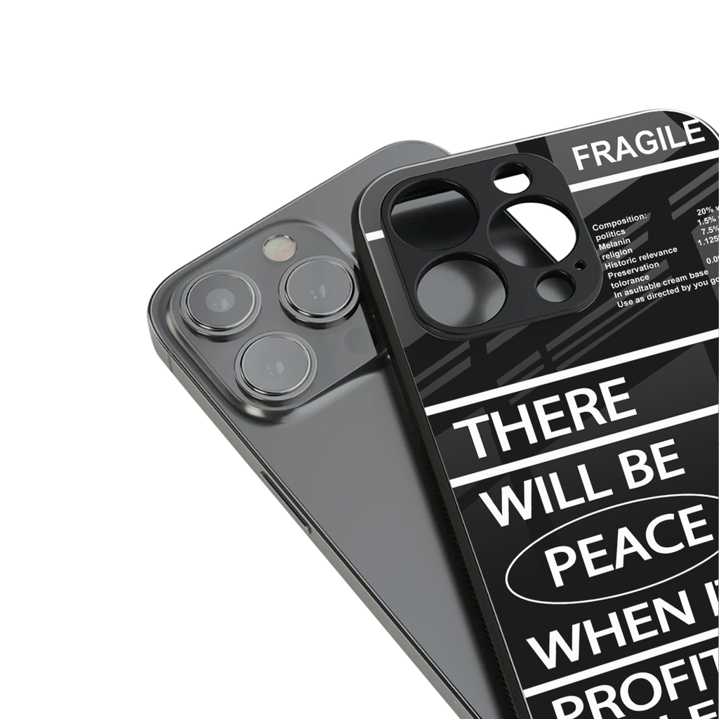 when it's profitable back phone cover | glass case for iphone 16 pro max