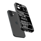 when it's profitable back phone cover | glass case for iphone 16
