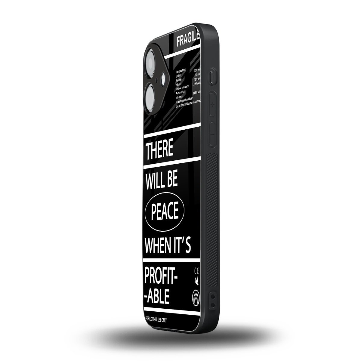 when it's profitable back phone cover | glass case for iphone 16