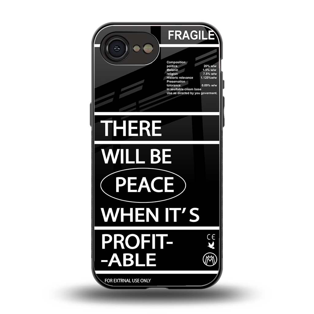 when it's profitable back phone cover | glass case for iphone 16e