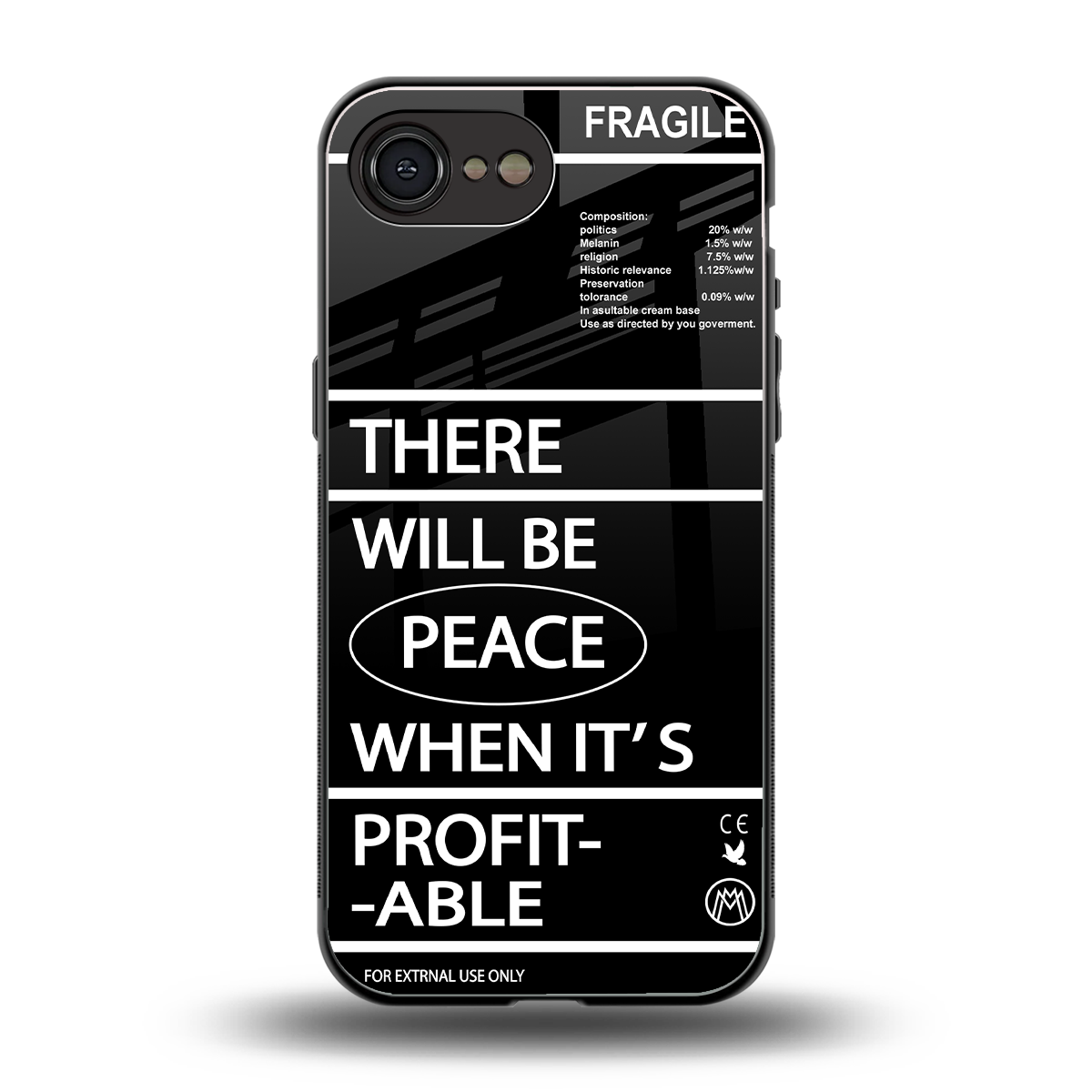 when it's profitable back phone cover | glass case for iphone 16e