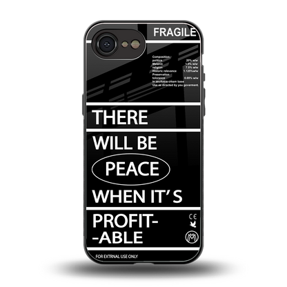 when it's profitable back phone cover | glass case for iphone 16e