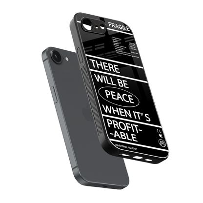 when it's profitable back phone cover | glass case for iphone 16e