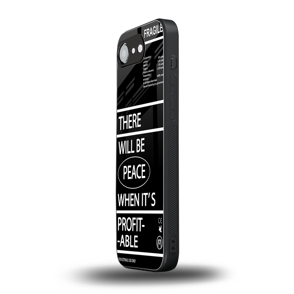 when it's profitable back phone cover | glass case for iphone 16e