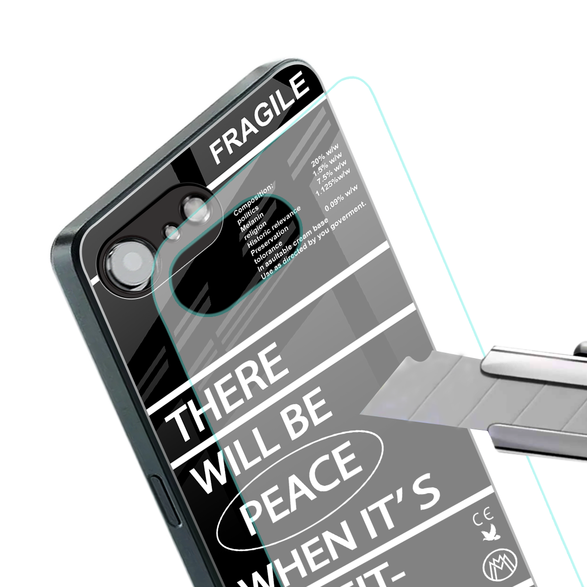 when it's profitable back phone cover | glass case for iphone 16e