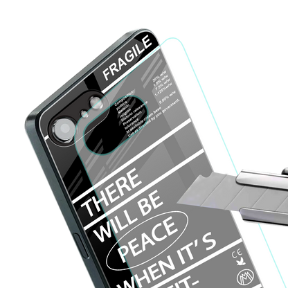 when it's profitable back phone cover | glass case for iphone 16e