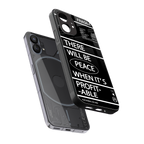 when it's profitable back phone cover | glass case for nothing phone 1