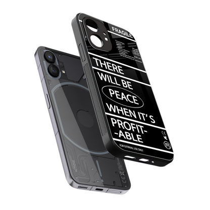 when it's profitable back phone cover | glass case for nothing phone 1
