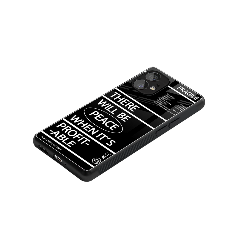 when it's profitable back phone cover | glass case for nothing phone 1