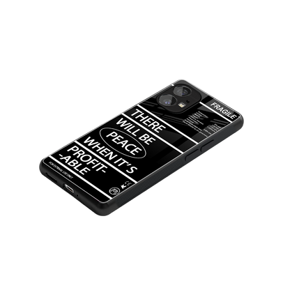 when it's profitable back phone cover | glass case for nothing phone 1