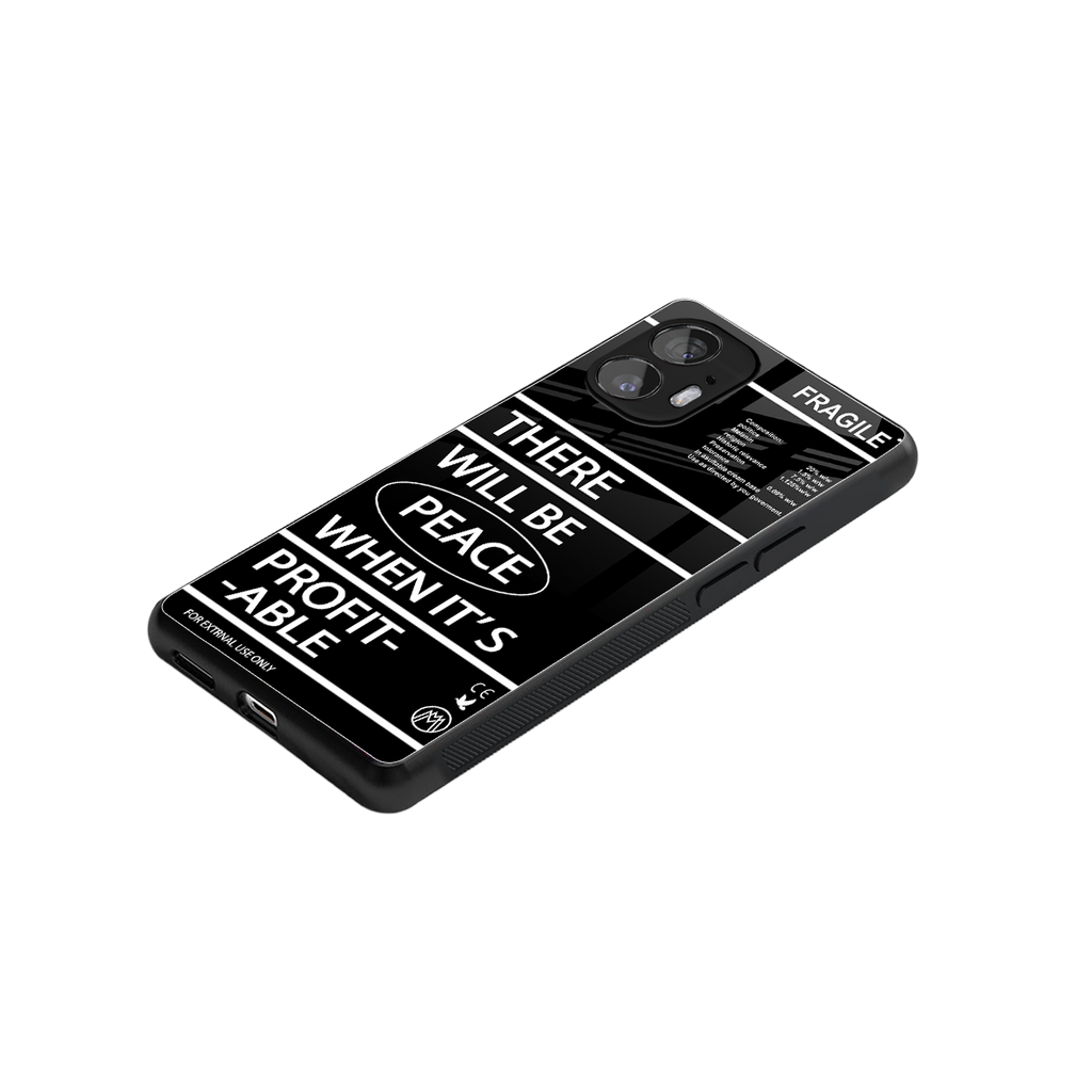 when it's profitable back phone cover | glass case for nothing phone 2