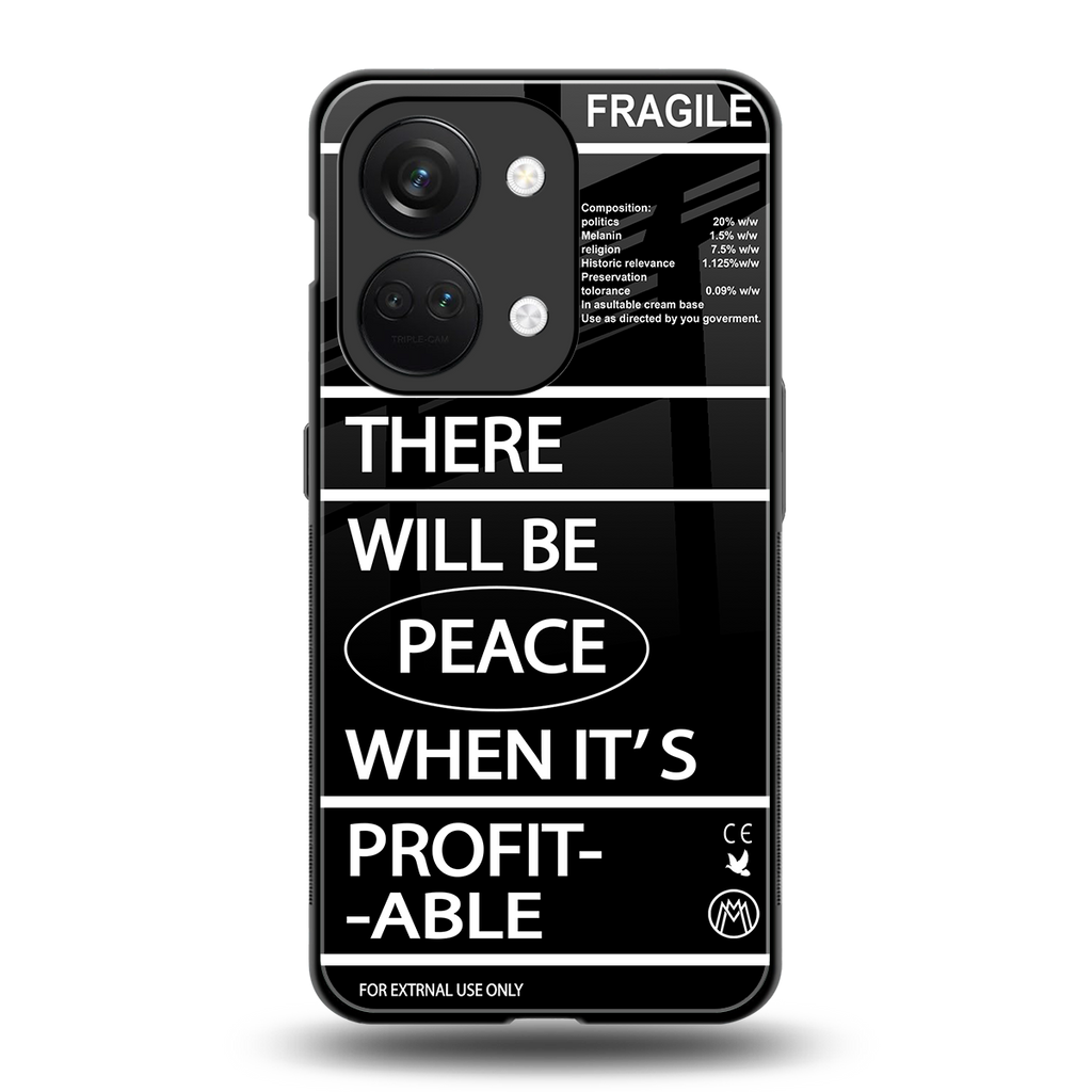when it's profitable back phone cover | glass case for oneplus nord 3