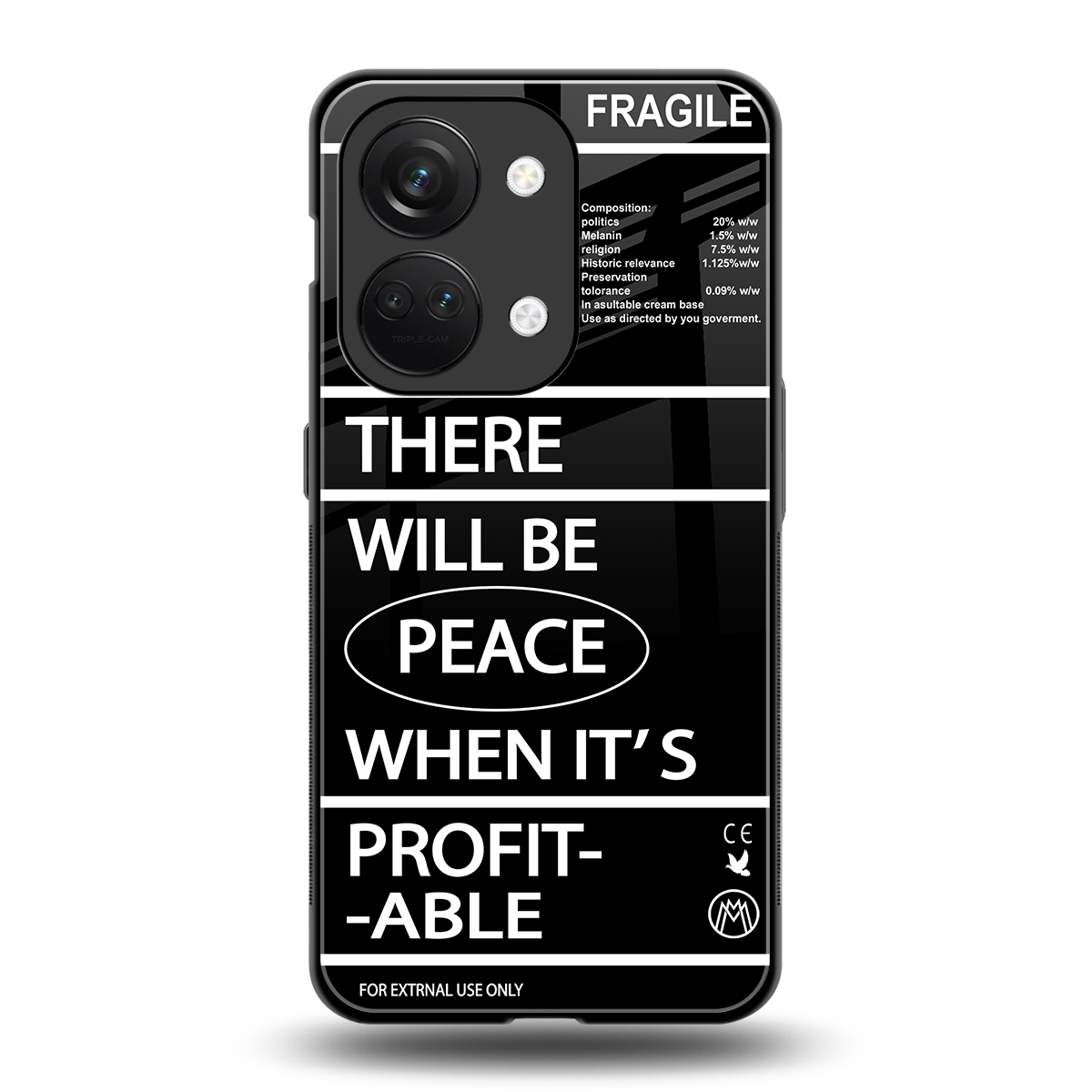 when it's profitable back phone cover | glass case for oneplus nord 3