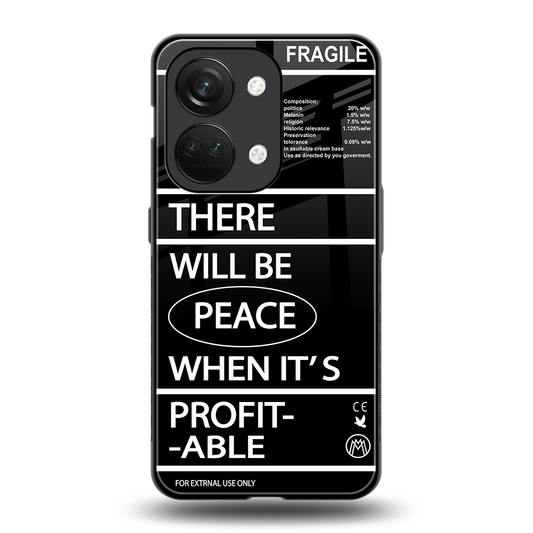 when it's profitable back phone cover | glass case for oneplus nord 3