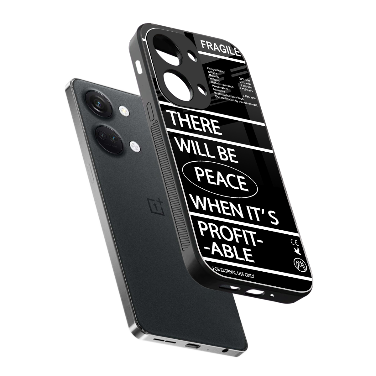 when it's profitable back phone cover | glass case for oneplus nord 3