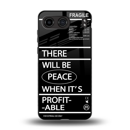 when it's profitable back phone cover | glass case for oneplus nord 4