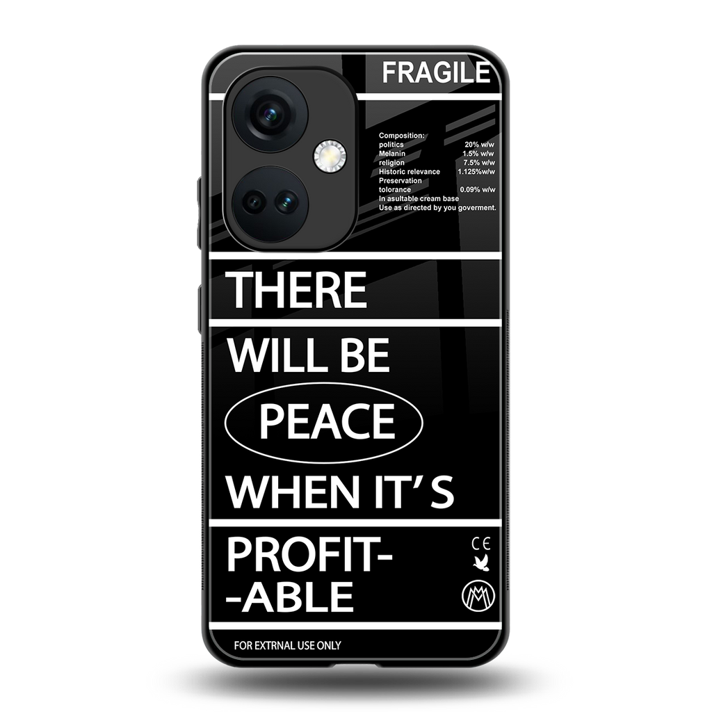 when it's profitable back phone cover | glass case for oneplus nord ce 3