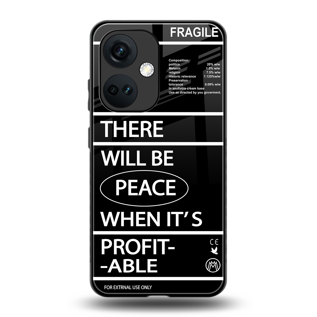 when it's profitable back phone cover | glass case for oneplus nord ce 3