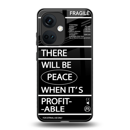 when it's profitable back phone cover | glass case for oneplus nord ce 3