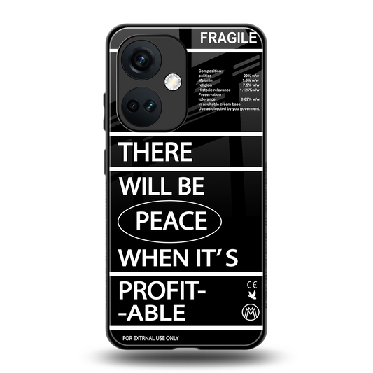 when it's profitable back phone cover | glass case for oneplus nord ce 3