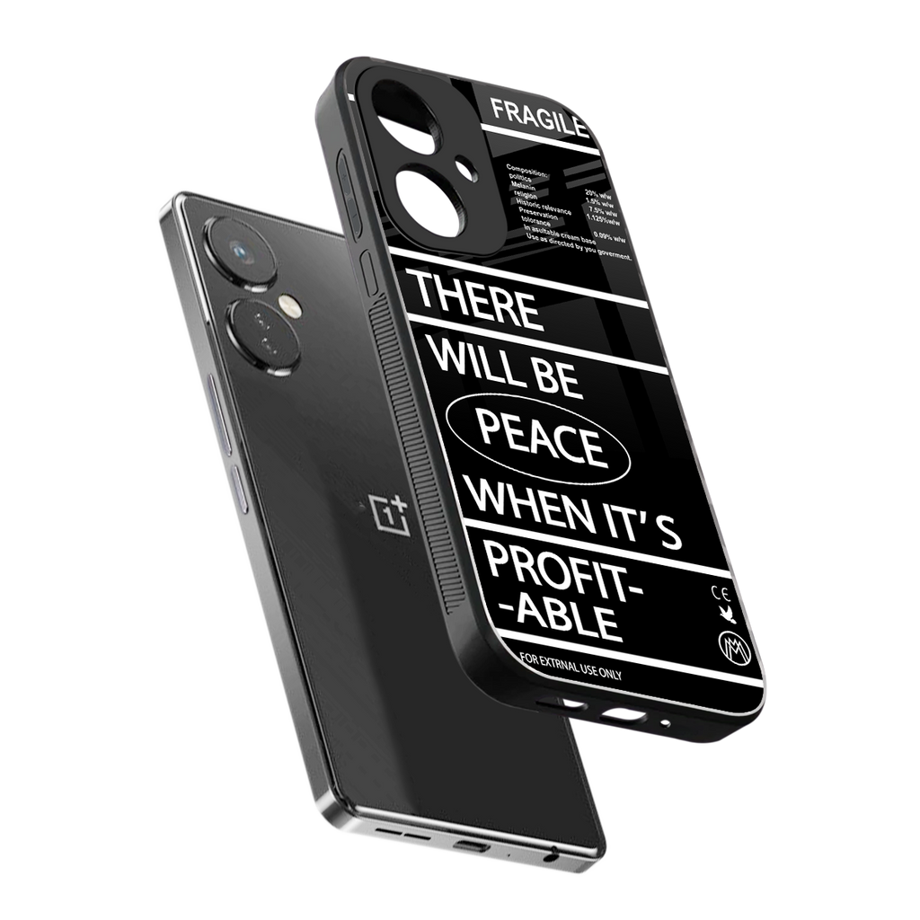 when it's profitable back phone cover | glass case for oneplus nord ce 3