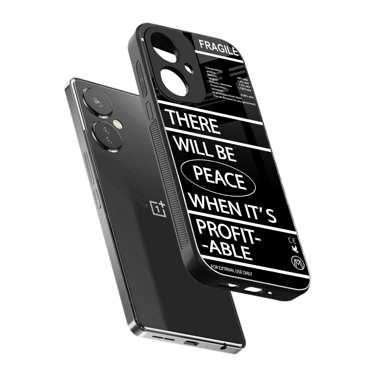 when it's profitable back phone cover | glass case for oneplus nord ce 3