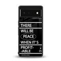 when it's profitable back phone cover | glass case for Google Pixel 6A