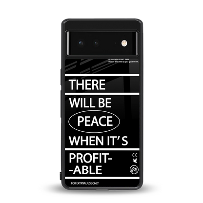 when it's profitable back phone cover | glass case for Google Pixel 6A