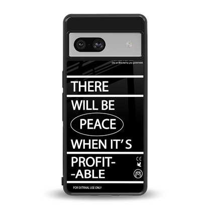 when it's profitable back phone cover | glass case for Google Pixel 7