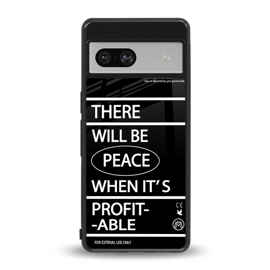 when it's profitable back phone cover | glass case for Google Pixel 7A