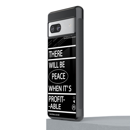 when it's profitable back phone cover | glass case for Google Pixel 7