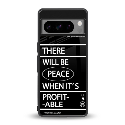 when it's profitable back phone cover | glass case for google pixel 8 pro