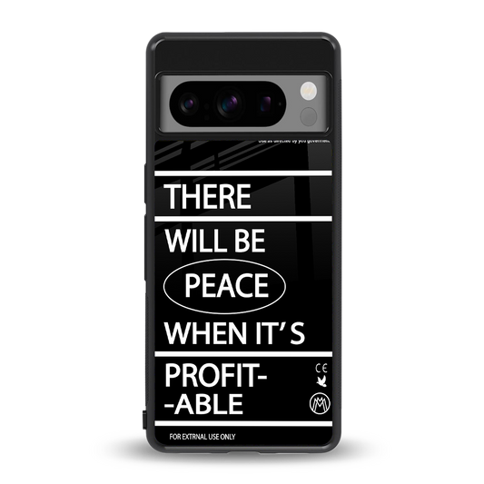 when it's profitable back phone cover | glass case for google pixel 8 pro