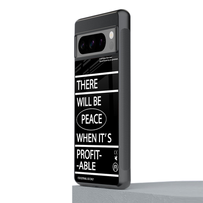 when it's profitable back phone cover | glass case for google pixel 8 pro