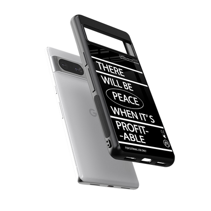 when it's profitable back phone cover | glass case for Google Pixel 8