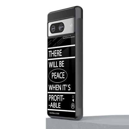 when it's profitable back phone cover | glass case for Google Pixel 8