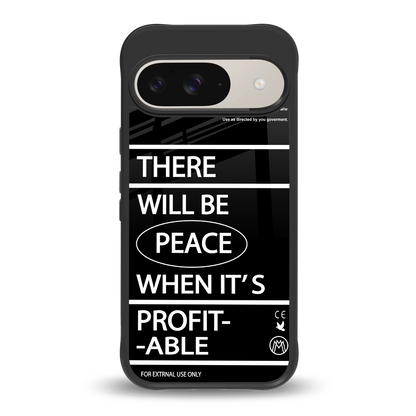 when it's profitable back phone cover | glass case for google pixel 9