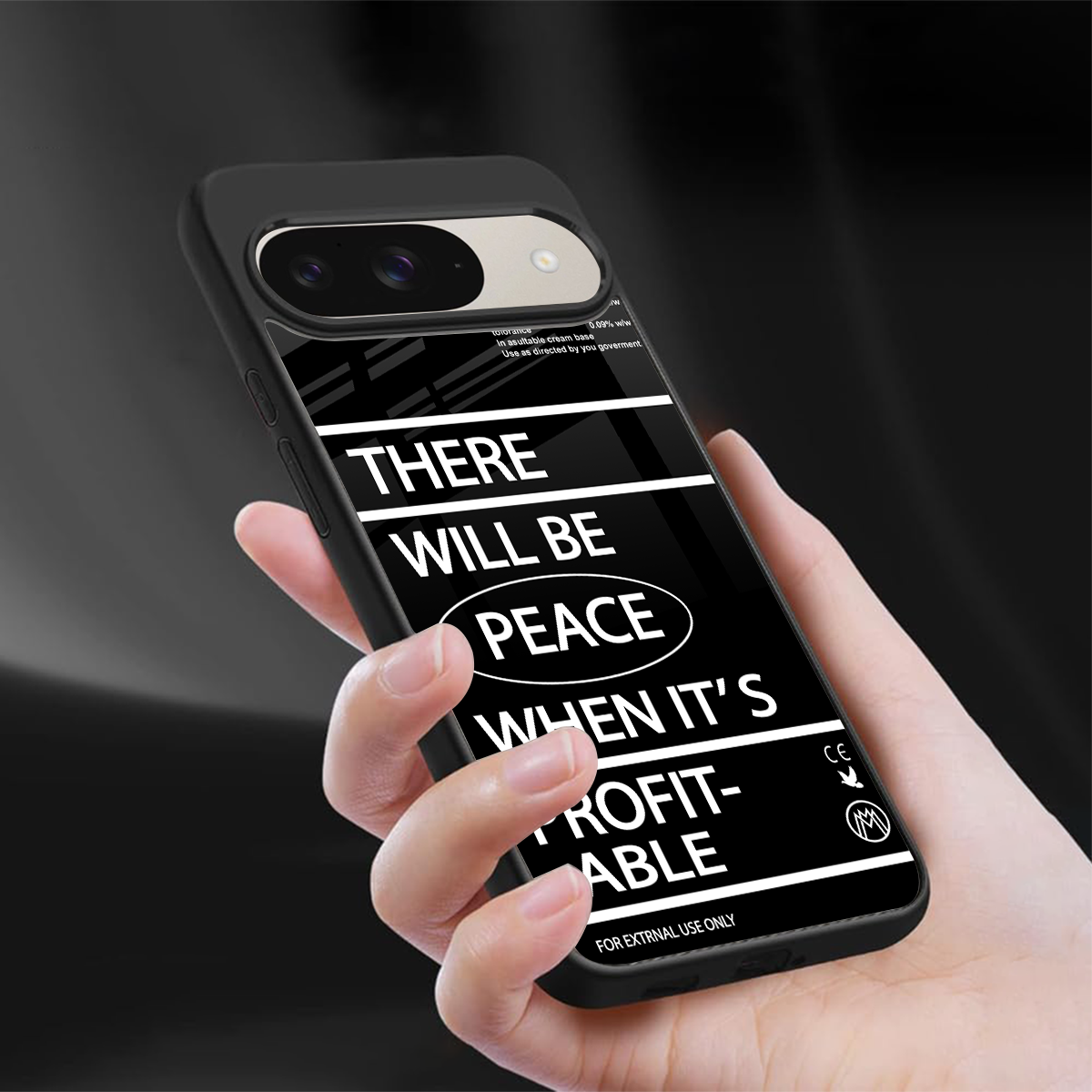 when it's profitable back phone cover | glass case for google pixel 9