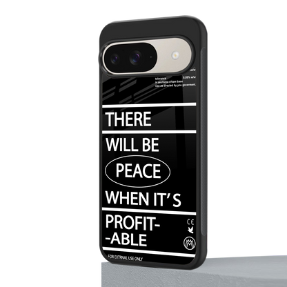 when it's profitable back phone cover | glass case for google pixel 9