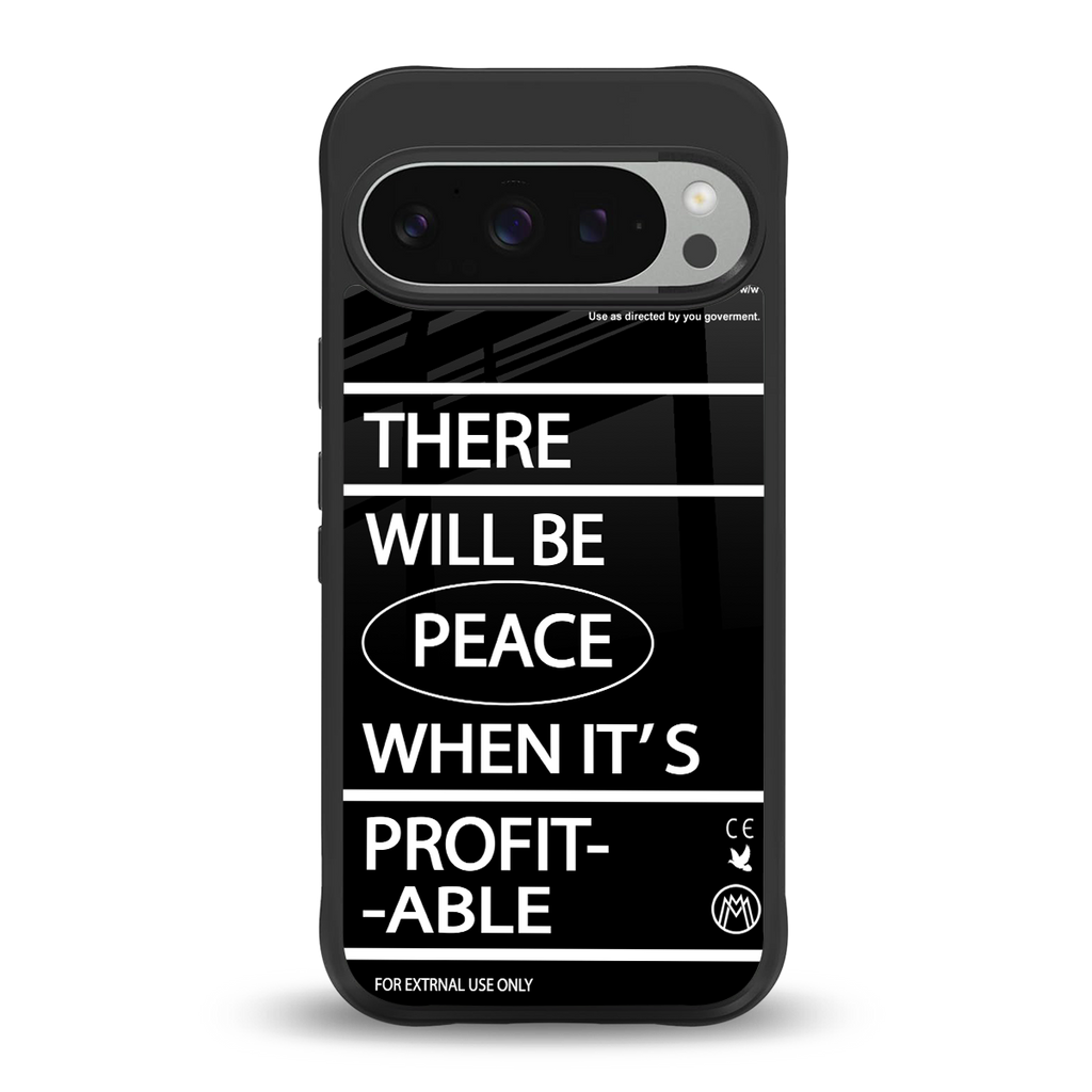when it's profitable back phone cover | glass case for google pixel 9 pro xl